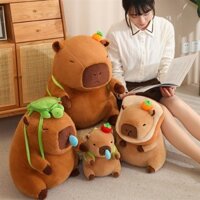 (TẶNG CAPYBARA NHỎ) ĐỒ CHƠI GẤU BÔNG CAPYBARA CHUỘT LANG NƯỚC ĐỦ SIZE