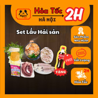 [TẶNG CHAI COCA] Set Lẩu Thái Hải Sản cho 2-3 người NgonMêli Ship hỏa tốc Hà Nội