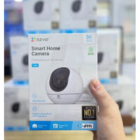 [TẶNG CHÂN ĐẾ] Camera EZVIZ H6 3K 5MP Xoay 360 tự động thu phóng, Đàm Thoại 2 Chiều, chính hãng