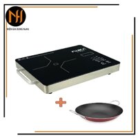 [tặng chảo]bếp hồng ngoại 2000w fujika fj-sv211/ nk media sv222 mặt kính cường lực không kén nồi-hàng chính hãng