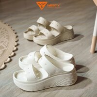 [Tặng CHARM ] DÉP HAI QUAI ĐẾ CAO ĐÚC NGUYÊN KHỐI THƯƠNG HIỆU NESTY MÃ NE19