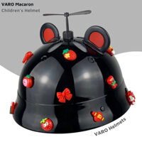[TẶNG CHARM GẮN NÓN]Mũ Bảo Hiểm Trẻ Em Tai bèo Varo Cho Bé từ 2-7 Tuổi Đi Xe Đạp, Scooter, Xe Máy