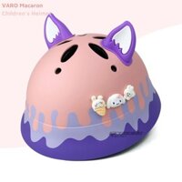 [Tặng Charm] Mũ Bảo Hiểm Trẻ Em Tai Bèo Tem Kem Chảy Cho Bé Từ 2 - 7 Tuổi Đi Xe Đạp, Scooter