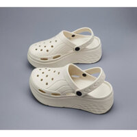 [Tặng Charm] [NE18] Dép Nesty nguyên khối đế cao 6cm với ba màu cơ bản