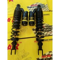 (tăng chỉnh kiểu)Phuộc RCB NITRON bình dầu full đen (ty GOLD )gắn SH Việt Nam 2009_2023 sh125 sh150 sh160 PCX160...