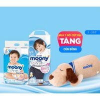 [TẶNG CHÓ BÔNG]BỘ 2 GÓI TÃ DÁN/TÃ QUẦN MOONY SIXE NB90/S84/M64/L54/XL44/M58/L44B/L44G/XL38B/XL38G/XXL26B/XXL26G
