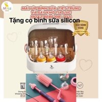 [Tặng cọ bình sữa tri giá 70.000] Giá úp bình sữa tiêt trùng sấy khô tia UV-C Moaz BeBe MB - 044 dung tích 20L