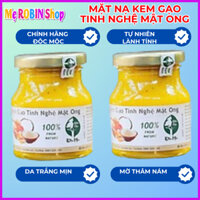 [Tặng Cọ-Chén-Thìa]Combo 2 hủ mặt nạ kem gạo tinh nghệ mật ong Độc Mộc (Cam Kết Chính Hãng)