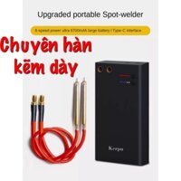 Tặng cuộn kẽm Máy hàn cell pin KERPU dung luong cao 7500 mah ( có cổng sạc điện thoại )