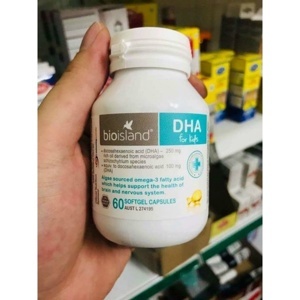 Tăng Cường DHA Cho Trẻ Sơ Sinh Bioisland 60 viên