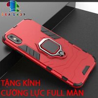 [TẶNG CƯỜNG LỰC FULL MÀN] Ốp lưng Samsung Galaxy A20 SM-A205 / IRON MAN iRing chống sốc Samsung A20 / Ốp lưng Samsung A20 A2050 độc đáo cá tính