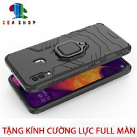 [TẶNG CƯỜNG LỰC FULL MÀN] Ốp lưng Samsung Galaxy A20 SM-A205 / IRON MAN iRing chống sốc Samsung A20 / Ốp lưng Samsung A20 A2050 độc đáo cá tính