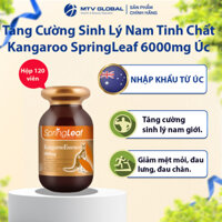 Tăng Cường Sinh Lý Nam Tinh Chất Kangaroo SpringLeaf 6000mg Của Úc (120 viên) - Mạnh Và Khỏe Như Kangaroo