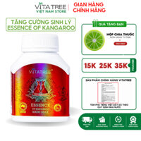Tăng cường sinh lý nam Vitatree Essence Of Kangaroo 40000 Max 100 viên hỗ trợ cải thiện các vấn đề sinh lý nam