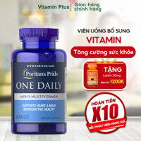 Tăng cường sức khỏe cho nam giới Vitamin và khoáng chất Puritan's Pride One Daily Men's Multivitamin 100viên
