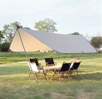 Tăng dã ngoại Glamping 4m, mái che lều cắm trại, tăng che lều du lịch bãi biển 4mx2,92m, tăng che nắng, mái che nắng che mưa lớn (mã TC02)