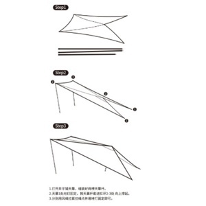 Tăng dã ngoại – tăng che nắng phía sau xe hơi Naturehike NH21TM001