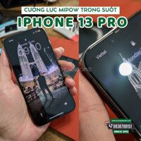 [TẶNG DÁN LƯNG] Miếng Dán Cường Lực IPhone 13 14 Plus Pro Max Mini Mipow King Bull HD Dùng Ốp Chống Sốc