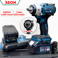 [Tặng Đầu Khẩu] Máy Bắn Bulong Boshun 380NCP Chính Hãng Siêu Khỏe - Vặn Ốc Xe Tay Ga, Ô Tô - Siết Ốc -Máy Khoan- Bắt Vít