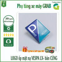 [Tặng Dây Cáp Sạc Điện Thoại] Logo xe Piaggio dán mặt nạ  xe Vespa LX - 295z.