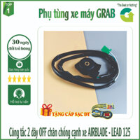 [Tặng Dây Cáp Sạc Điện Thoại] Công tắc off chân chống xe AIRBLADE - LEAD 125( 2 dây) chống nước hiệu  quả-2172