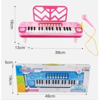 [🌈TẶNG DÂY CỘT TÓC🌈] Đàn piano cho bé 32 phím, có mic hát, có nhạc nền, âm thanh chuẩn - Hàng loại 1 cao cấp
