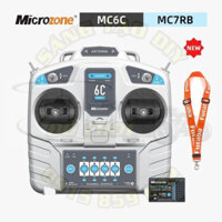 [Tặng Dây đeo TX] Bộ điều khiển 6 kênh Microzone MC6C (TX RX nâng cấp) - Có video hướng dẫn sử dụng