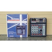 [Tặng dây KN] Bàn trộn Mixer MTMax F4 ProMax II- Tích hợp 99 chế độ vang số DSP- 4 kênh, màn hình led hiển thị thông số