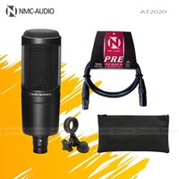 [Tặng Dây Micro Cao Cấp] Audio Technica AT2020, Microphone Studio, Míc Thu Âm Phòng Thu, Hát Live