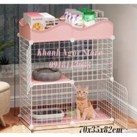 Tặng Dây Rút,Búa Gỗ,Cầu Thang Combo chuồng Mèo 2 Tầng tự lắp ghép nhiều mẫu mã , màu sắc , dễ dàng lắp ghép .