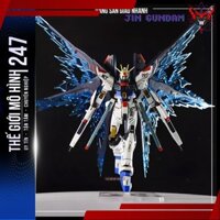 (Tặng Đế + Decal nước + Effect cánh) Mô Hình Lắp Ráp HG CE 201 Strike Freedom Fighter Revive + Wings of Light