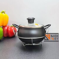 [Tặng ĐẾ INOX] Nồi Cơm Niêu mẫu MỚI SIÊU ĐẸP làm từ HỢP KIM NHÔM VÂN ĐÁ CHỐNG DÍNH. Niêu NHÔM đức Nguyên khối ĐẴNG CẤP