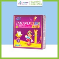 Tăng đề kháng ăn ngon cho bé Imuno Kids CRX bổ sung enzym vitamin và khoáng chất Hỗ trợ kích thích tiêu hóa Hộp 20 ống