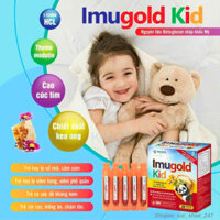 Tăng Đề Kháng Cho Bé Imugold Kid 20 Ống/Hộp - Bổ Sung Thymomodulin, Betaglucan, Kẽm Giảm Ốm Vặt, Cúm