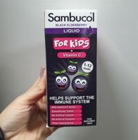 Tăng Đề Kháng Cho Bé Sambucol For Kids + Vitamin C