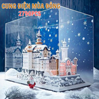 [TẶNG ĐÈN+BÚA] Mô hình lắp ráp Lego cung điện mùa đông, lâu đài Hogwarts, Vạn Lý Trường Thành - Đồ chơi thông minh