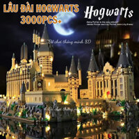 [TẶNG ĐÈN + BÚA] Mô hình lắp ráp lâu đài Hogwarts, học viện Hogwarts Harry Potter - Đồ chơi tư duy bé 6 từ tuổi