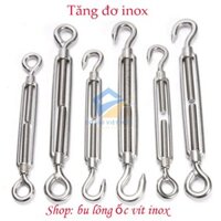Tăng đơ inox 304, Tăng đơ cáp inox M12 - M20 (Hàng chuẩn inox 304, có sẵn)