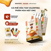 [TẶNG DỪA SẤY] Cà Phê Hoà Tan Valentina - Instant Delight - 160gr (10 Gói) - Cafe Sữa Phấn Hoa Mật Ong Ban Me Gold