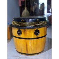 (Tặng dùi)Trống Ba Khía giá rẻ, Trống múa lân giá rẻ da trâu trung thu, kích thước 52cmx55cm, giá tận xưởng