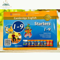 (Tặng file nghe và đáp án) Sách Cambridge Starters- in gộp 1-9, Laser đẹp không lem