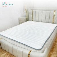 TẶNG GA BỌC - Nệm Topper FOAM cao cấp vải Đan Mạch dùng để trải sàn, trải trực tiếp lên nệm êm ái, bảo vệ nệm bền hơn
