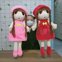 [TẶNG GẤU BÔNG BÁNH SNACK] BÚP BÊ CHIBI ĐỒ CHƠI NHỒI BÔNG CHO BÉ GÁI