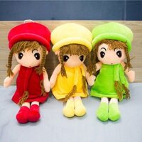 (TẶNG GẤU BÔNG COCA) BÚP BÊ CHIBI ĐÁNG YÊU MỀM MỊN CHO BÉ GÁI