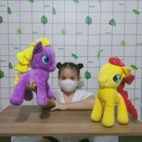 [TẶNG GẤU BÔNG HENIKEN] THÚ NHỒI BÔNG NGỰA PONY GẤU BÔNG NGỰA PONY (35cm)