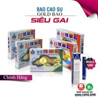 [Tặng Gel Durex] Mua 5 Hộp Bao Cao Su Gold Bao Siêu Gai (Hộp 2C) – Dòng Bcs Tăng Khoái Cảm, Cho Nàng Hưng Phấn Tột Độ