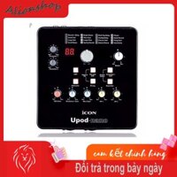 [Tặng giắc chuyển tai nghe] Sound Card Thu Âm USB Icon Upod Nano
