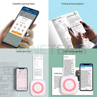 🎁Tặng giấy in🎁 Máy in nhiệt mini cầm tay bluetooth giá rẻ cho học sinh - in tài liệu in ảnh kết nối với điện thoại