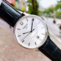 [Tặng Gói Bảo Hàng Vàng] ĐỒNG HỒ NAM CHÍNH HÃNG TISSOT T099.407.16.037.00 Chemin White Powermatic 80