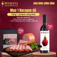 [Tặng Gói Jambon Xông Khói] Naragon Đỏ Lên Men Trực Tiếp Từ Trái Thanh Long - Hậu Ngọt Dễ Uống - Tốt Cho Tiêu Hóa